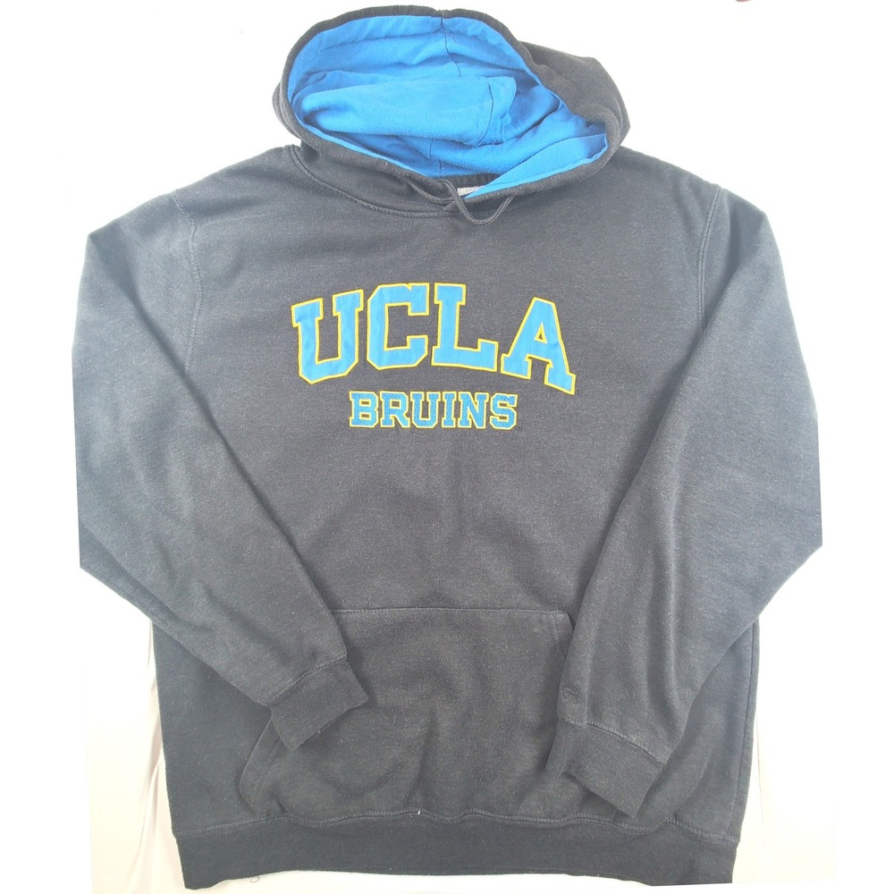Colosseum UCLA Bruins Mens XL Hoodie Black Blue Pullover Basketball Team NCAA - Picture 2 of 5